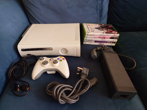 Xbox 360 white console 60gb - 360,