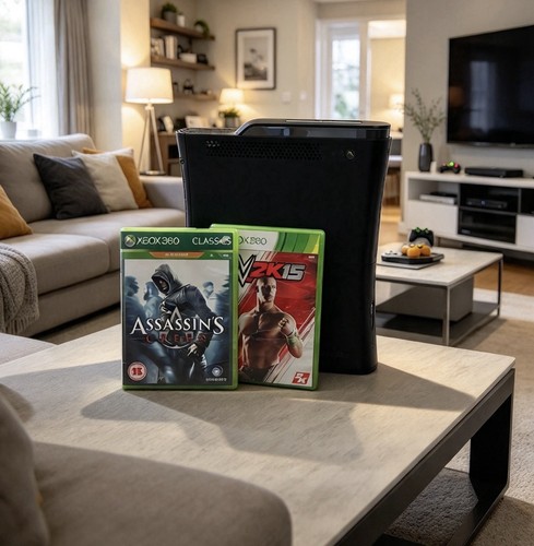 Black xbox360 120gb - black,