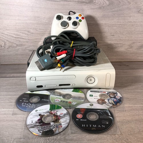 Xbox 360 white console bundle - xbox,