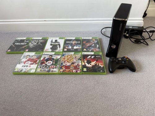 Xbox 360 slim 9 - 360, games