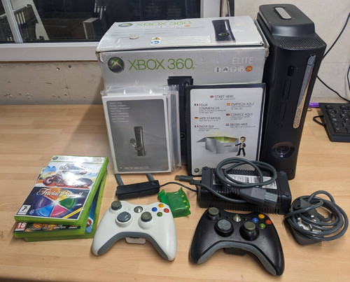 Xbox 360 elite 120gb bundle - xbox,