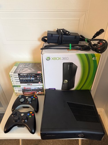 Xbox 360 slim 4gb - 360, boxed