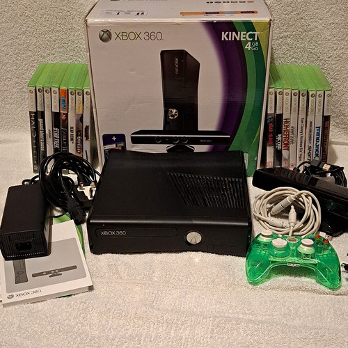 Microsoft xbox 360 4gb black - s,