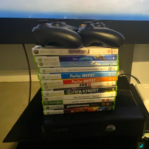 Microsoft xbox 360 black - xbox, s