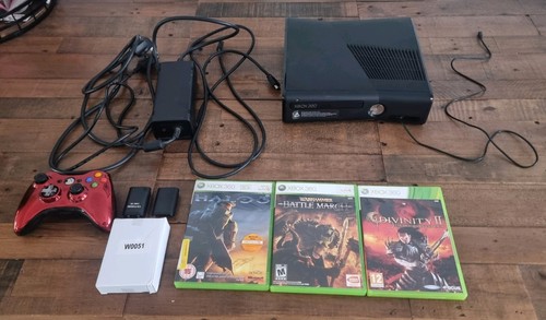 Xbox 360 slim black console - slim,