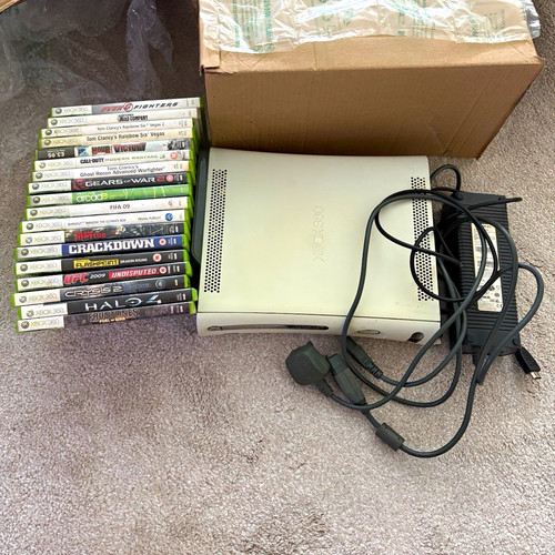 Microsoft xbox 360 white 60gb - microsoft,