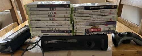 Microsoft xbox 360 - 120gb, black