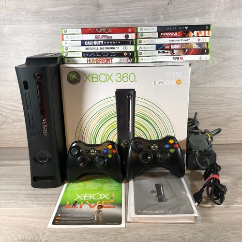 Xbox 360 elite 120gb boxed - xbox,