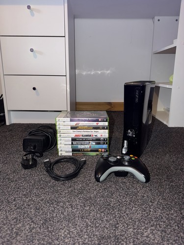 Microsoft xbox 360 slim - slim, gloss