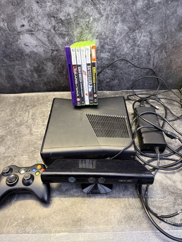 Microsoft xbox 360 slim black - xbox,