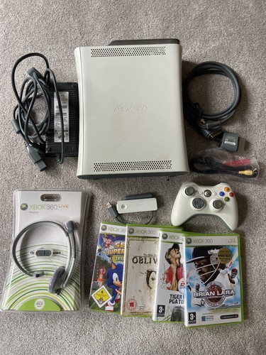 Xbox 360 white console - xbox,