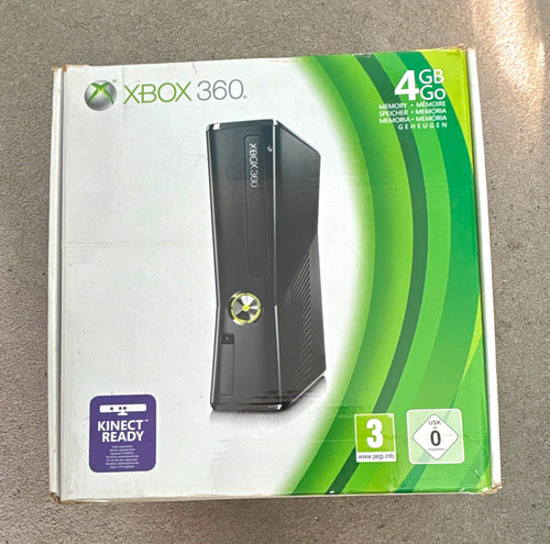 Microsoft xbox 360 4gb - 4gb, black