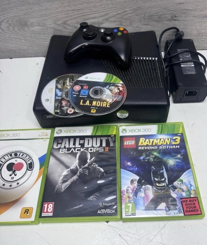 Xbox 360 black console - 360,