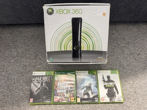 Xbox 360 elite boxed with - xbox,