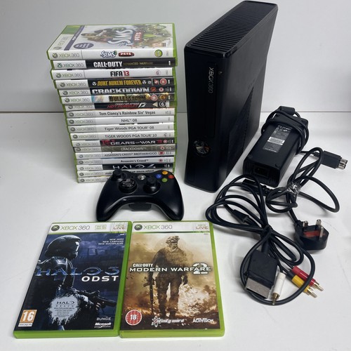 Xbox 360 slim 250gb - 250gb, shiny