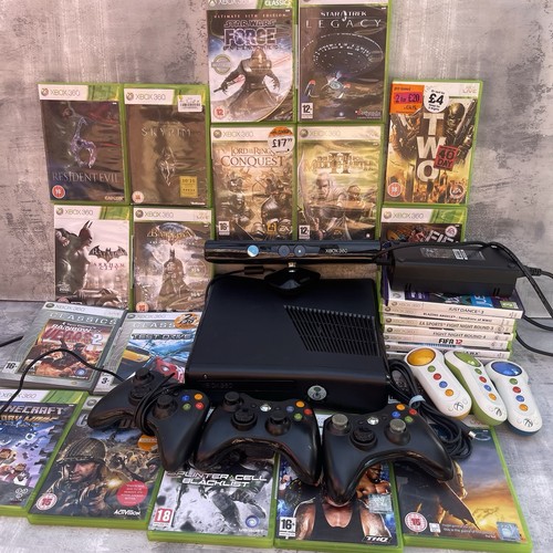 Xbox 360 slim bundle - xbox, kinect