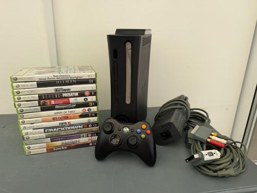 Xbox 360 black controller - 360,