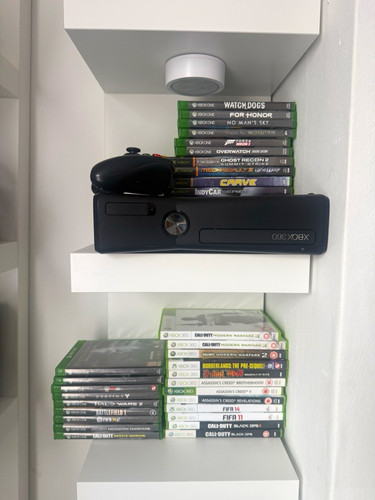Huge xbox 360 console - console, and