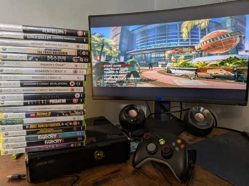 Xbox 360 slim 250gb black - xbox,