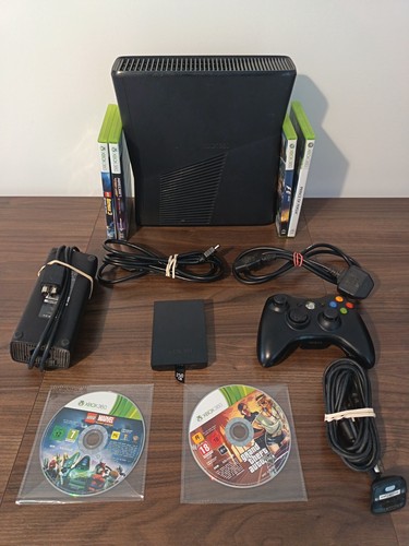 Xbox 360 slim 250gb console - xbox,