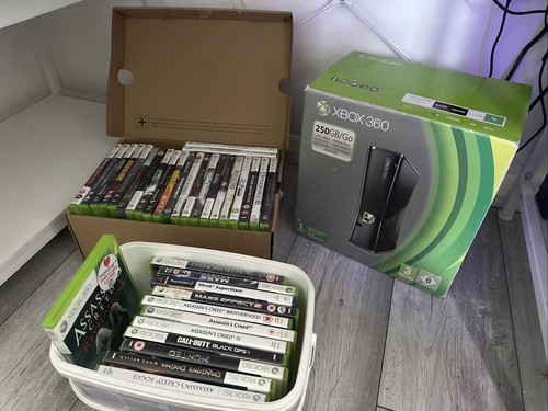 Xbox 360 250gb black - 360, console