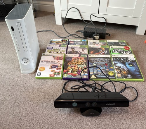 Xbox 360 including - , kinect