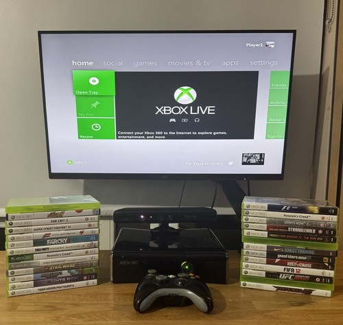 Xbox 360 slim console bundle - 360, |
