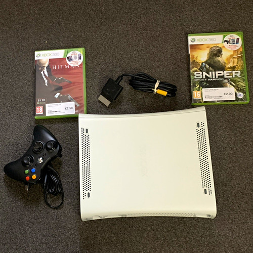 Microsoft xbox 360 white - white, home
