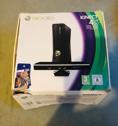 Xbox 360 slim black 4gb - slim,