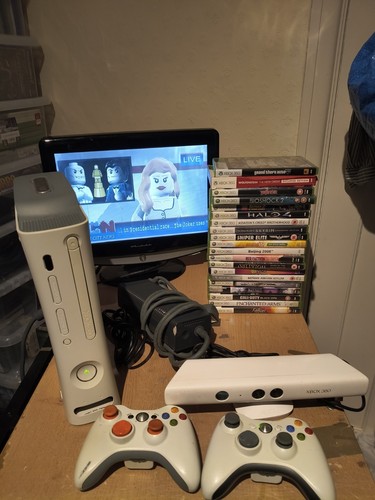 Microsoft xbox 360 bundle with - microsoft,