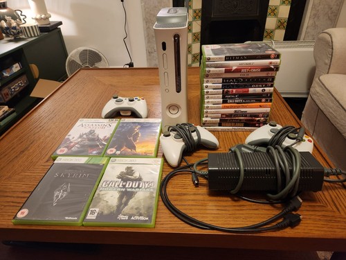 Xbox 360 60gb with - with, games